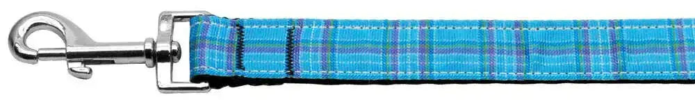 Plaid-Nylon-Collar-Blue-1-Wide-4ft-Lsh-GreatEagleInc-318838573