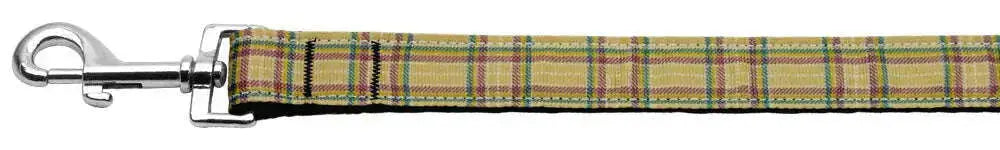 Plaid-Nylon-Collar-Khaki-1-Wide-4ft-Lsh-GreatEagleInc-318838737