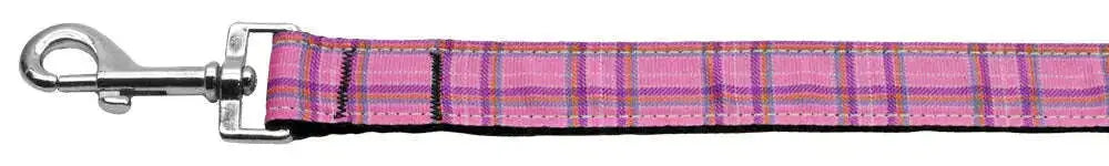 Plaid-Nylon-Collar-Pink-1-Wide-4ft-Lsh-GreatEagleInc-318838823