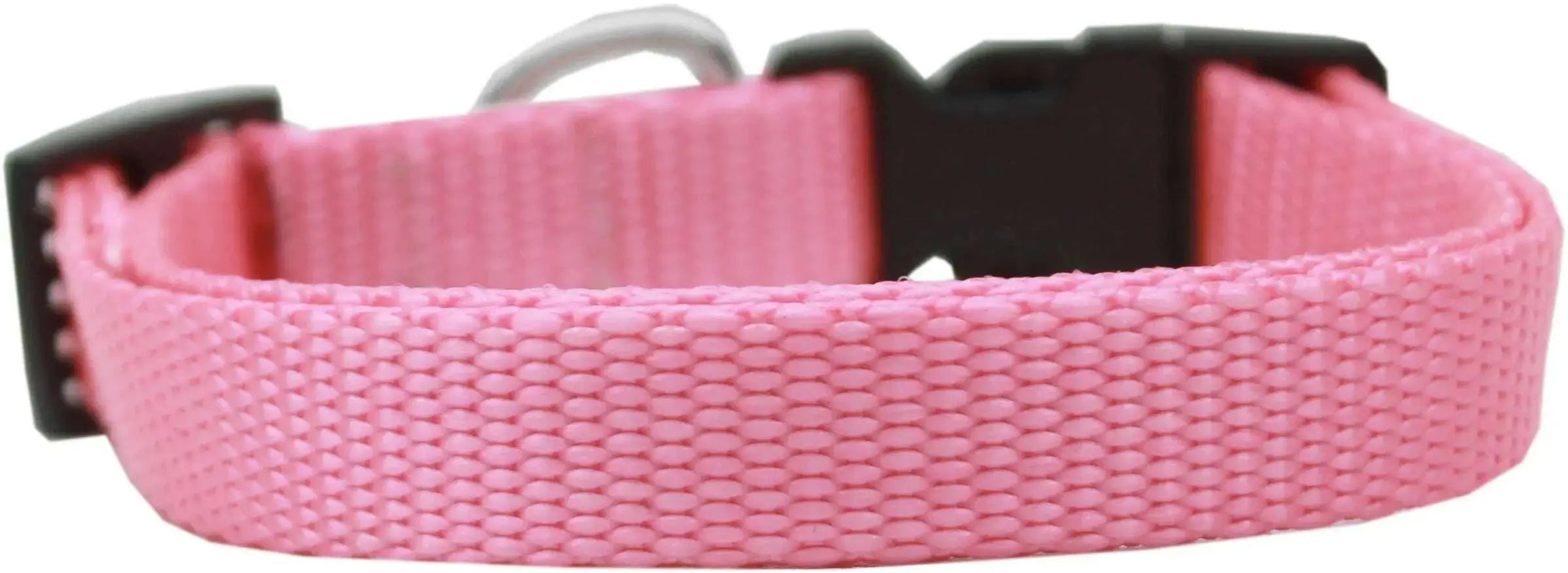 Plain-Nylon-Dog-Collar-Md-Pink-GreatEagleInc-334295726
