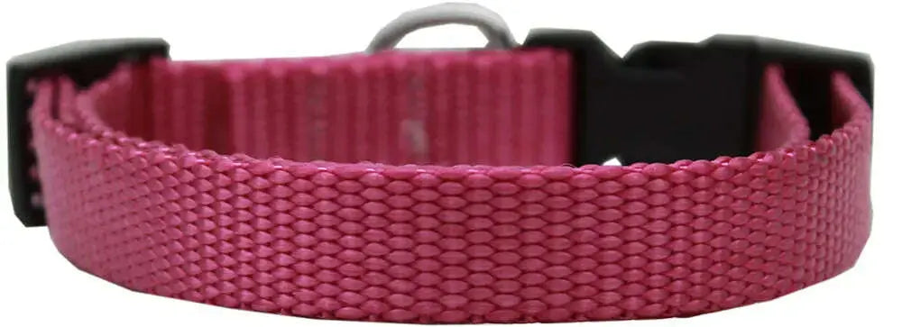 Plain-Nylon-Dog-Collar-Md-Rose-GreatEagleInc-334324184