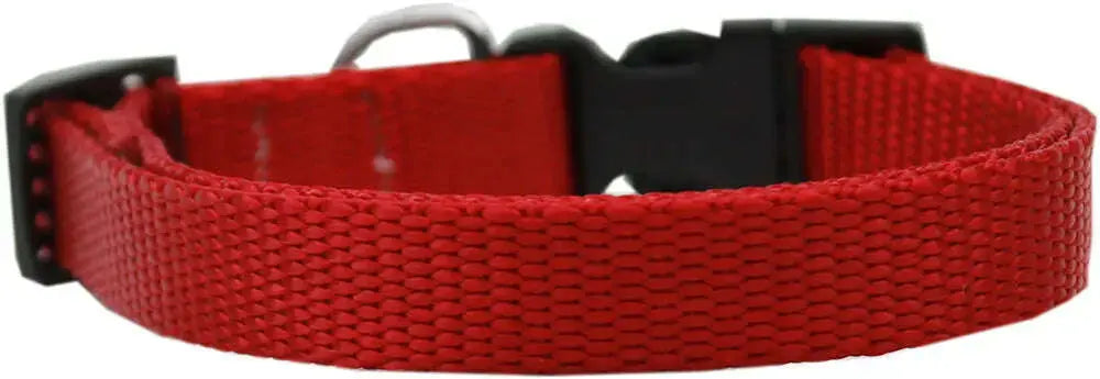 Plain-Nylon-Dog-Collar-Sm-Red-GreatEagleInc-334297939