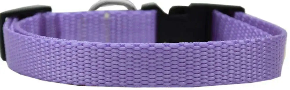 Plain-Nylon-Dog-Collar-Xl-Lavender-GreatEagleInc-334264353