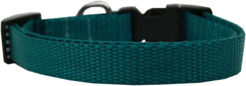 Plain-Nylon-Dog-Collar-Xs-Teal-GreatEagleInc-334300723