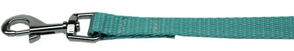Plain-Nylon-Pet-Leash-1in-By-6ft-Ocean-Blue-GreatEagleInc-334264668