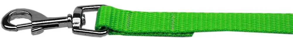 Plain-Nylon-Pet-Leash-5-8in-By-4ft-Hot-Lime-Green-GreatEagleInc-334261589