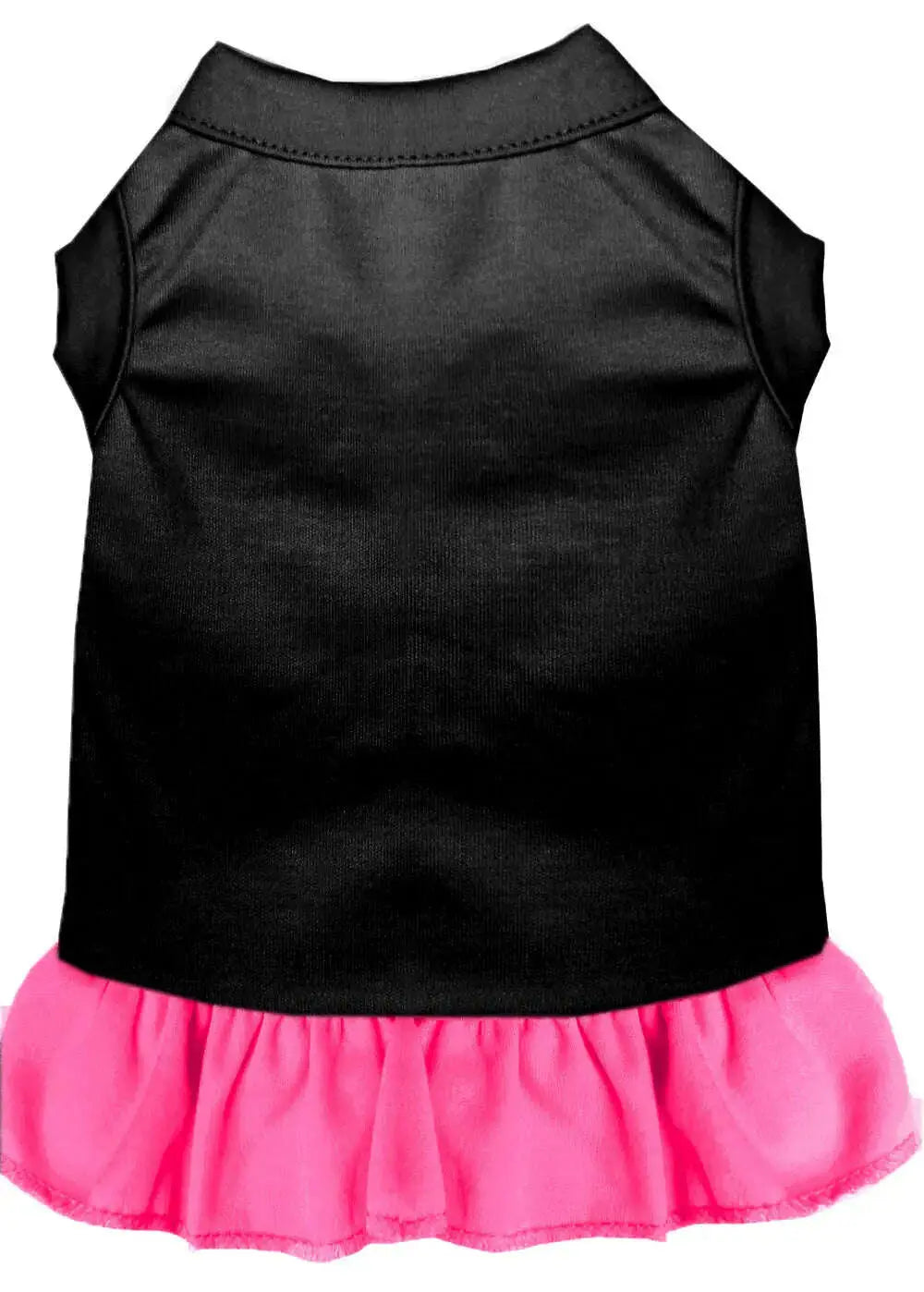 Plain-Pet-Dress-Black-With-Bright-Pink-4x-GreatEagleInc-334337536