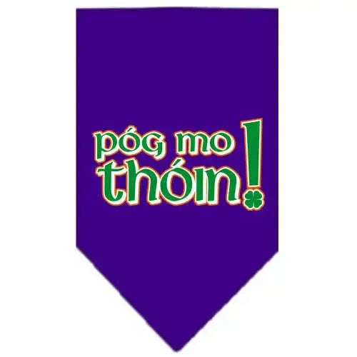 Pog-Mo-Thoin-Screen-Print-Bandana-Purple-Large-GreatEagleInc-319090128