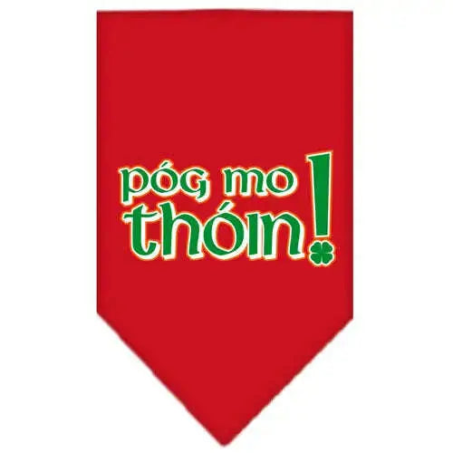 Pog-Mo-Thoin-Screen-Print-Bandana-Red-Large-GreatEagleInc-333915781