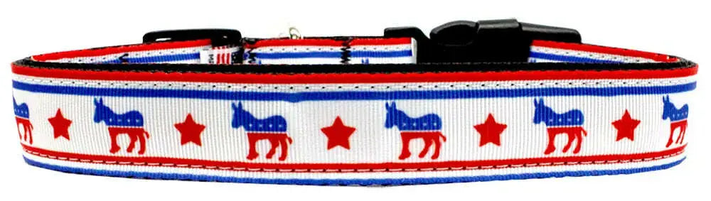 Political-Nylon-Democrat-Dog-Collar-Md-Narrow-GreatEagleInc-334327717
