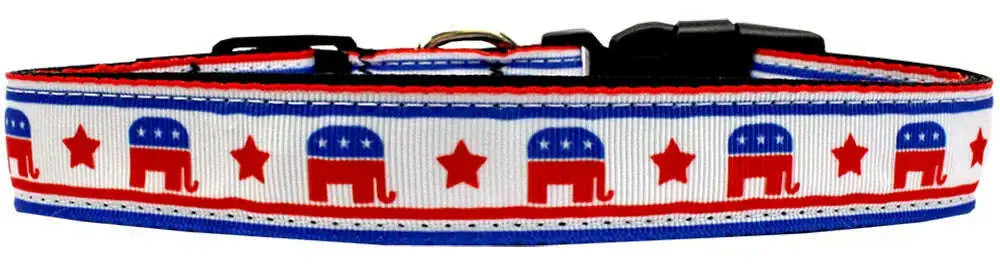 Political-Nylon-Republican-Dog-Collar-Large-GreatEagleInc-334327589