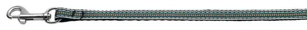 Preppy-Stripes-Nylon-Ribbon-Collars-Light-Blue-khaki-3-8-Wide-4ft-Lsh-GreatEagleInc-318523156