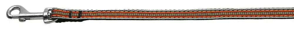 Preppy-Stripes-Nylon-Ribbon-Collars-Orange-khaki-3-8-Wide-4ft-Lsh-GreatEagleInc-318896744