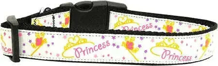 Princess-Nylon-Dog-Collar-Medium-Narrow-GreatEagleInc-318535372