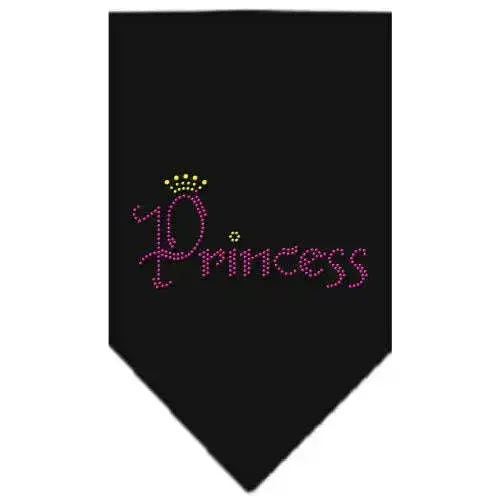 Princess-Rhinestone-Bandana-Black-Large-GreatEagleInc-319120632