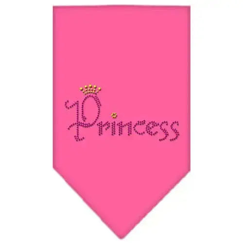 Princess-Rhinestone-Bandana-Bright-Pink-Small-GreatEagleInc-319119614