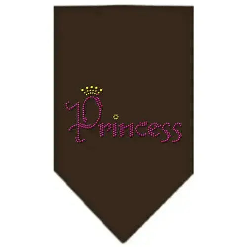 Princess-Rhinestone-Bandana-Cocoa-Large-GreatEagleInc-319120595