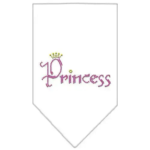 Princess-Rhinestone-Bandana-White-Small-GreatEagleInc-319119024