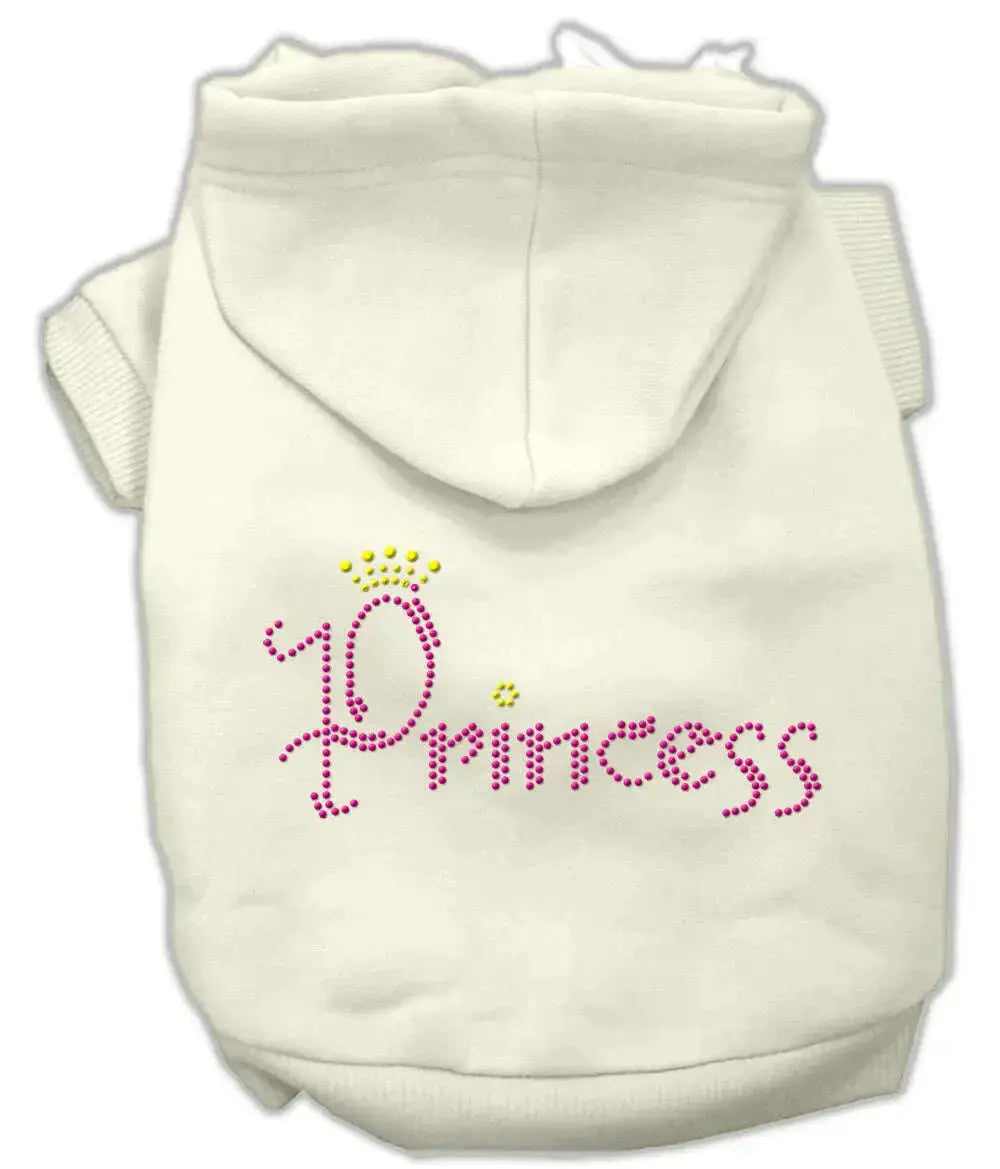 Princess-Rhinestone-Hoodies-Cream-S-GreatEagleInc-319584522