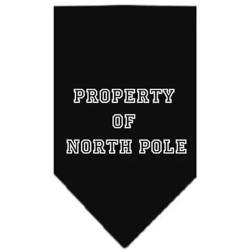Property-Of-North-Pole-Screen-Print-Bandana-Black-Small-GreatEagleInc-319832097