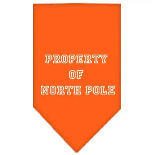 Property-Of-North-Pole-Screen-Print-Bandana-Orange-Large-GreatEagleInc-319832535