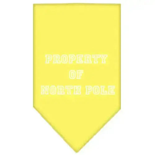 Property-Of-North-Pole-Screen-Print-Bandana-Yellow-Small-GreatEagleInc-319830993