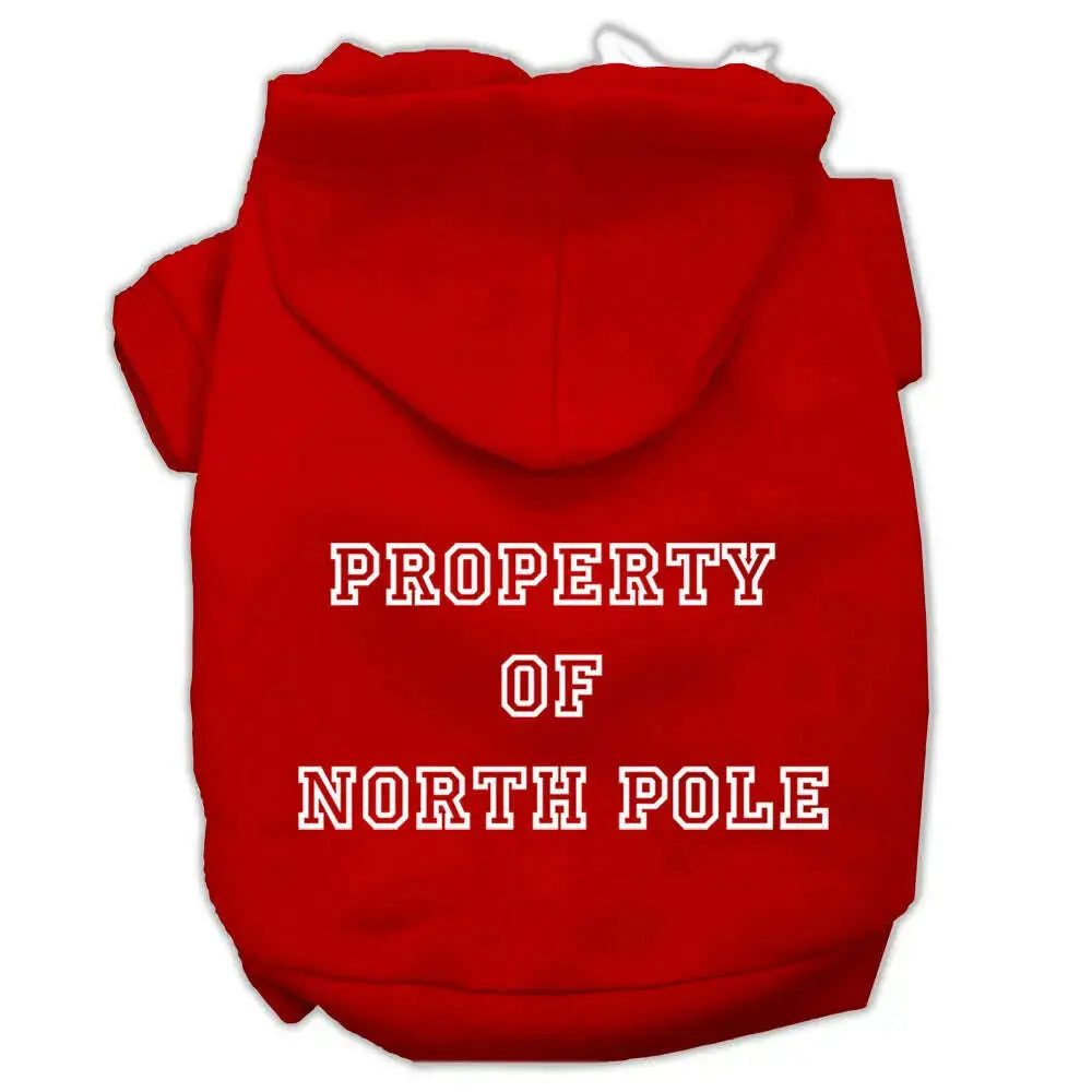 Property-Of-North-Pole-Screen-Print-Pet-Hoodies-Red-Size-Xxxl-GreatEagleInc-333796823