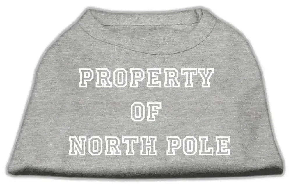 Property-Of-North-Pole-Screen-Print-Shirts-Grey-S-GreatEagleInc-318886385