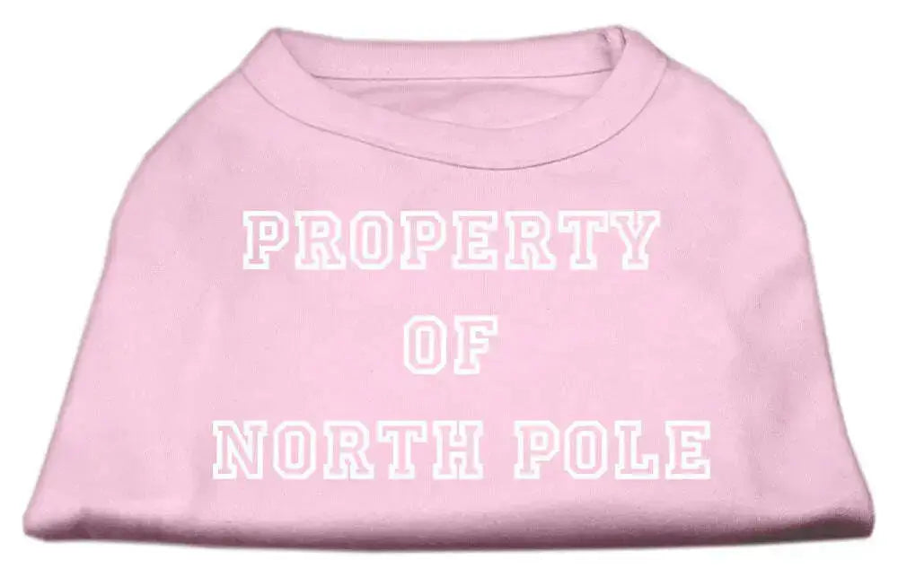 Property-Of-North-Pole-Screen-Print-Shirts-Pink-Xxxl-GreatEagleInc-318858858