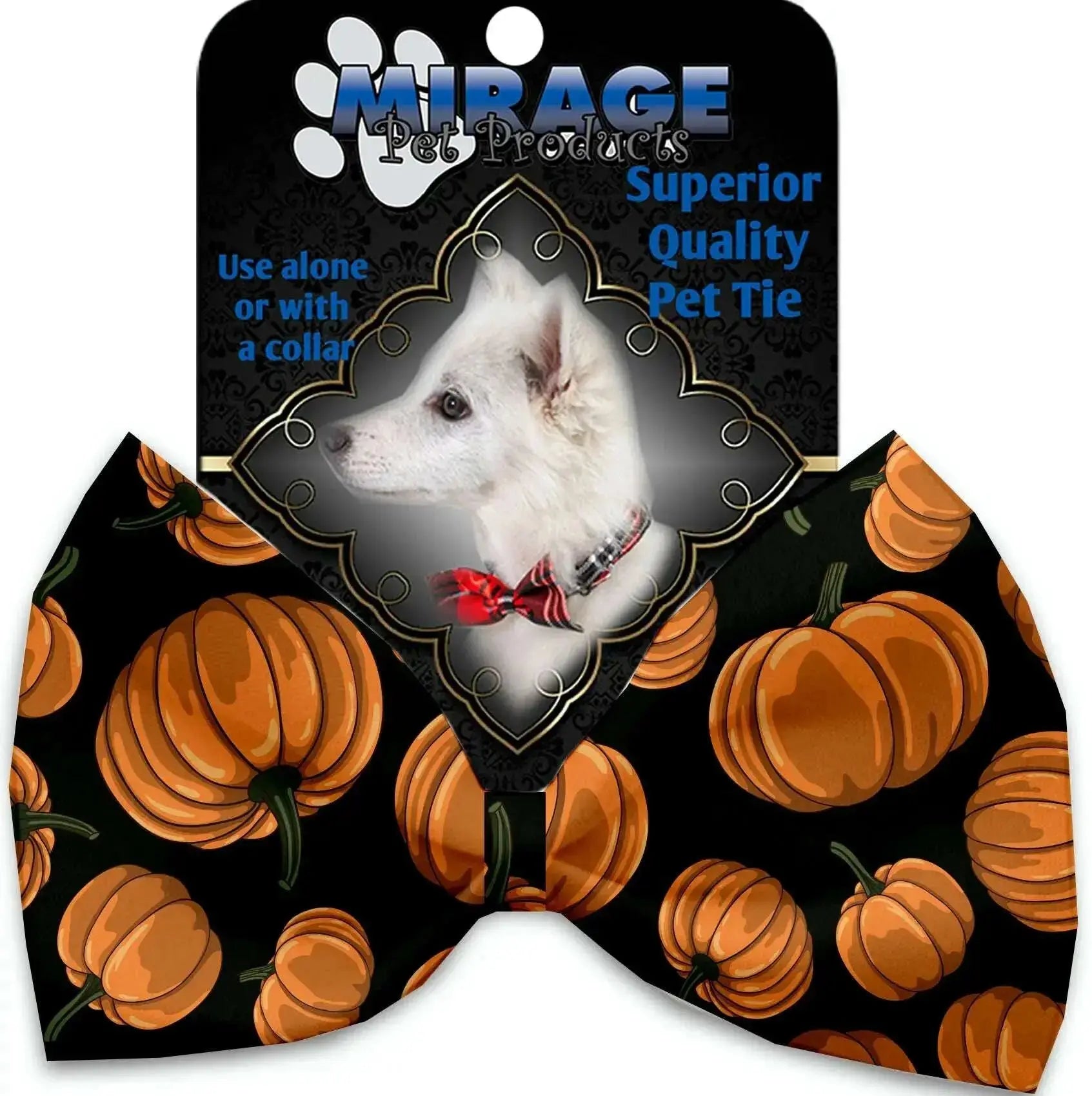 Pumpkin-Patch-Pet-Bow-Tie-Collar-Accessory-With-Velcro-GreatEagleInc-318880592