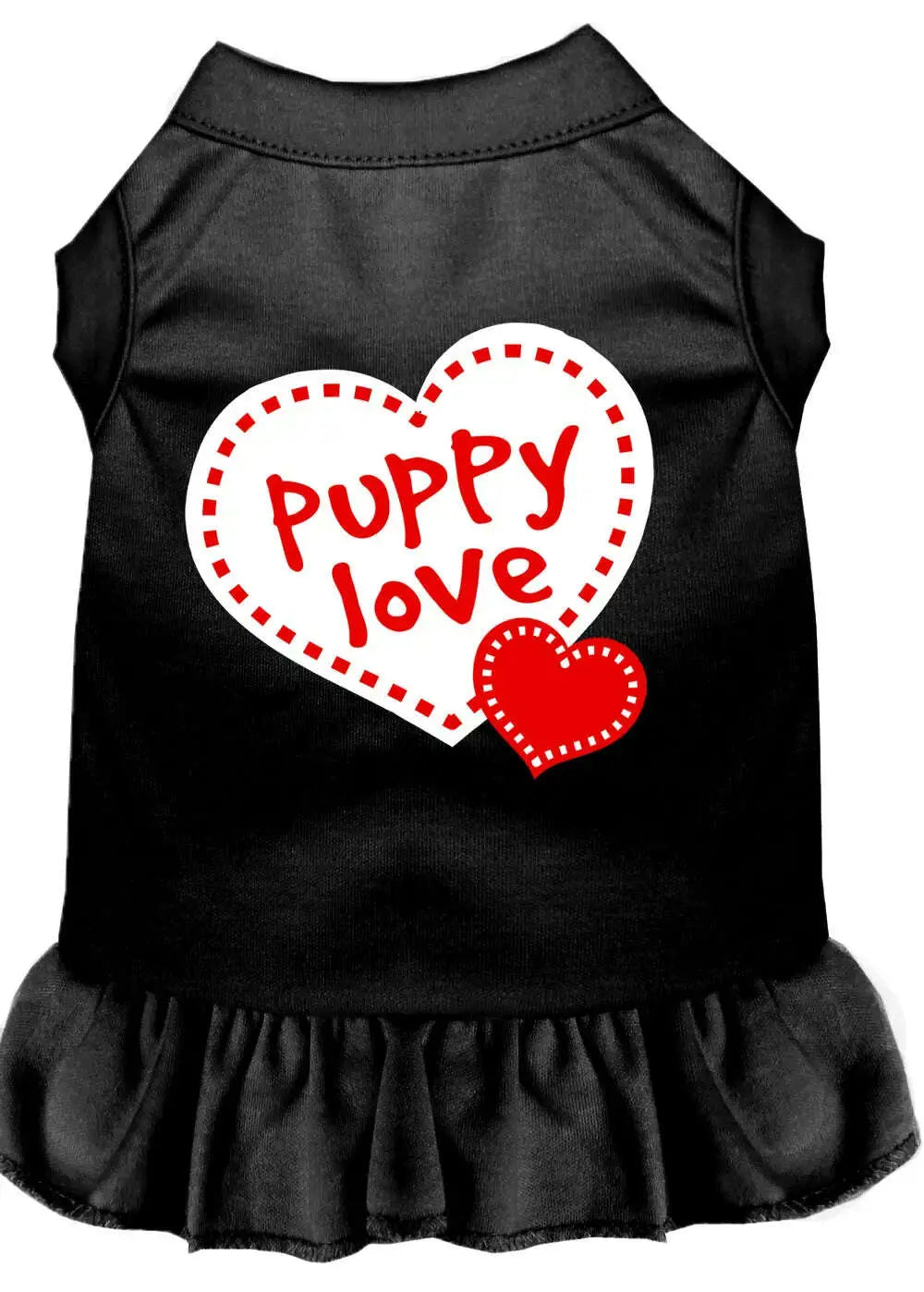 Puppy-Love-Screen-Print-Dress-Black-Med-GreatEagleInc-319241129