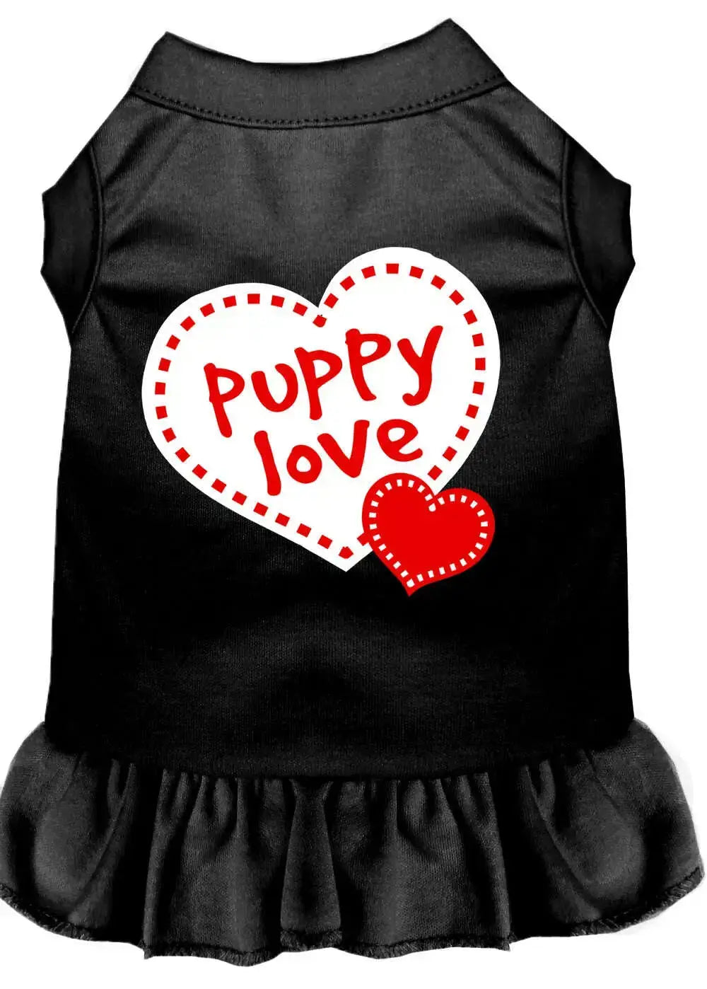 Puppy-Love-Screen-Print-Dress-Black-Xl-GreatEagleInc-318620915