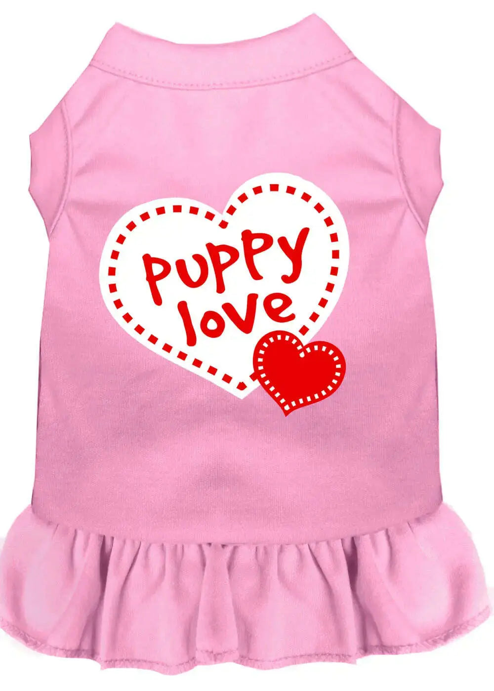 Puppy-Love-Screen-Print-Dress-Light-Pink-Xxxl-GreatEagleInc-320038942