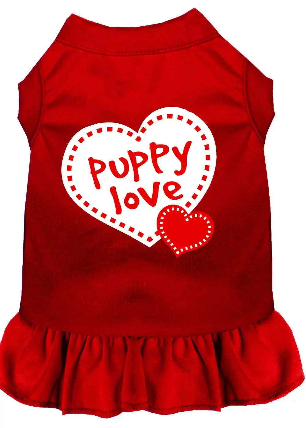Puppy-Love-Screen-Print-Dress-Red-Med-GreatEagleInc-319240479