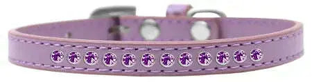 Purple-Crystal-Size-14-Lavender-Puppy-Collar-GreatEagleInc-333852067
