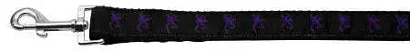 Purple-Deer-Nylon-Dog-Leash-5-8-Inch-Wide-4ft-Long-GreatEagleInc-318475135