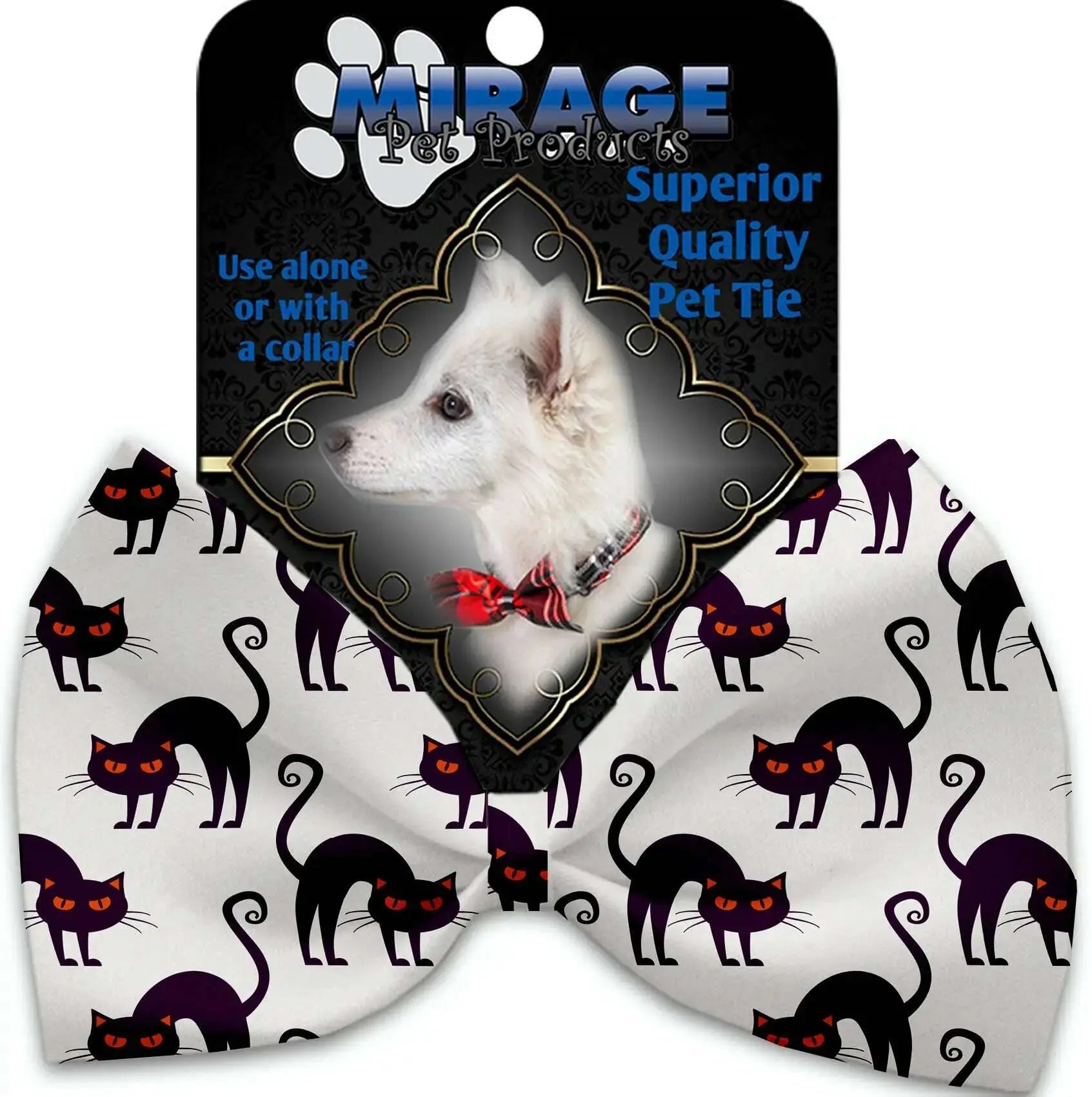 Purple-Kittie-Pet-Bow-Tie-Collar-Accessory-With-Velcro-GreatEagleInc-320195316