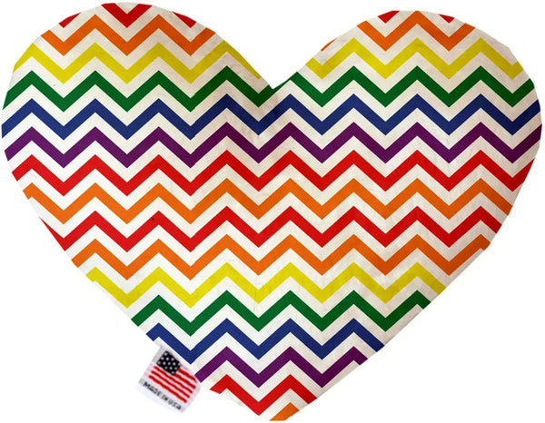 Rainbow-Chevron-6-Inch-Heart-Dog-Toy-GreatEagleInc-318886892