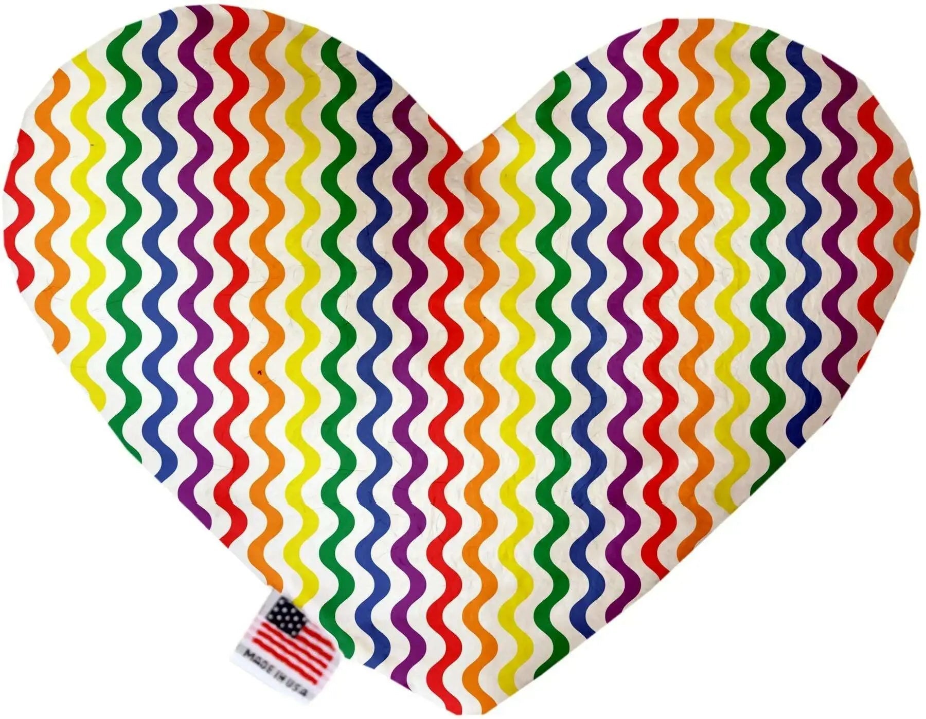 Rainbow-Fun-Stripes-6-Inch-Heart-Dog-Toy-GreatEagleInc-333770080