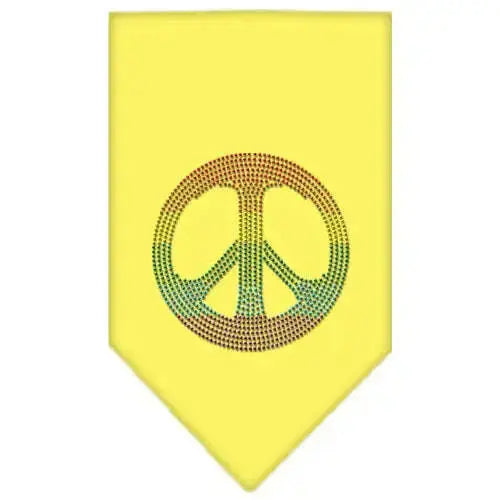 Rainbow-Peace-Sign-Rhinestone-Bandana-Yellow-Large-GreatEagleInc-319114843