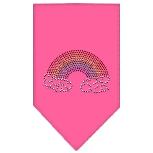 Rainbow-Rhinestone-Bandana-Bright-Pink-Large-GreatEagleInc-319118757