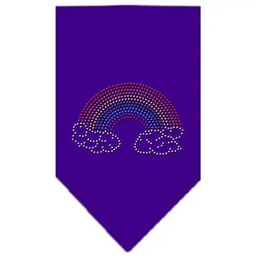 Rainbow-Rhinestone-Bandana-Purple-Small-GreatEagleInc-333786849