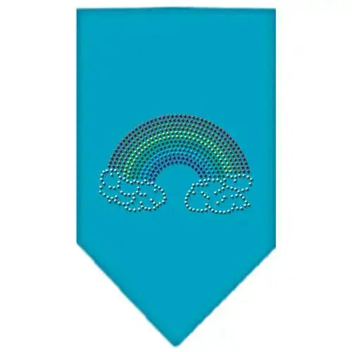 Rainbow-Rhinestone-Bandana-Turquoise-Large-GreatEagleInc-319118231