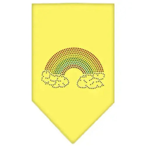 Rainbow-Rhinestone-Bandana-Yellow-Small-GreatEagleInc-333786766