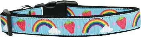 Rainbows-And-Berries-Nylon-Cat-Collar-GreatEagleInc-318640757
