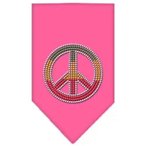 Rasta-Peace-Rhinestone-Bandana-Bright-Pink-Large-GreatEagleInc-333785935