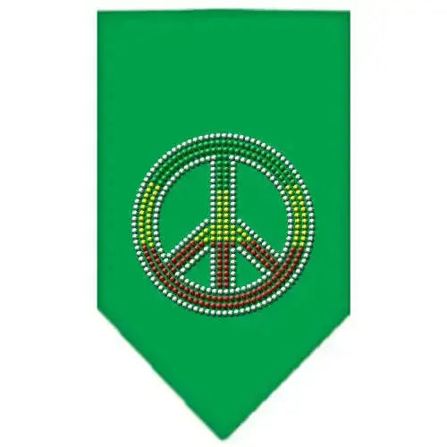 Rasta-Peace-Rhinestone-Bandana-Emerald-Green-Large-GreatEagleInc-319113940