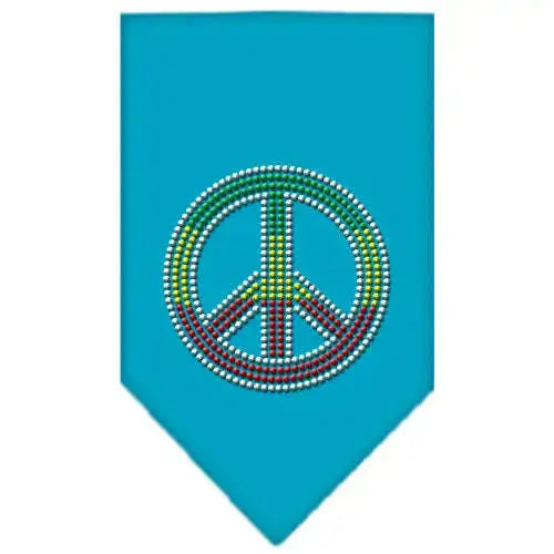 Rasta-Peace-Rhinestone-Bandana-Turquoise-Large-GreatEagleInc-333785867