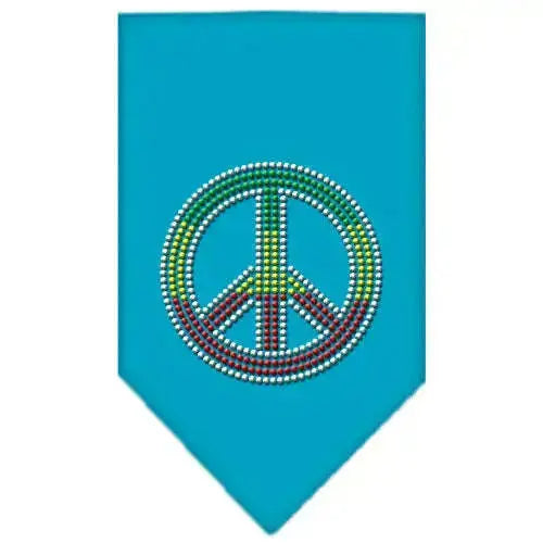 Rasta-Peace-Rhinestone-Bandana-Turquoise-Large-GreatEagleInc-333785867