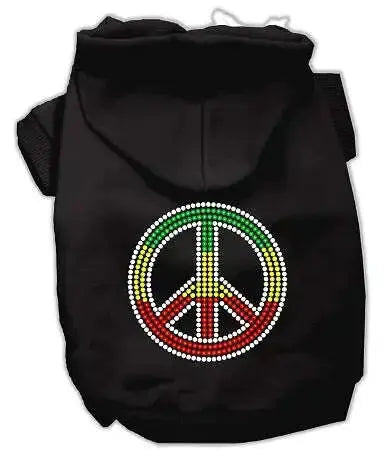 Rasta-Peace-Sign-Hoodie-Black-L-GreatEagleInc-318729774